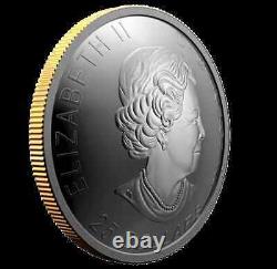 2021 25 $ Canada Silver 125e Anniversaire Klondike Gold Rush Coin Avec Mint Box/coa