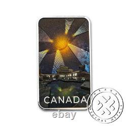 2021 Canada 20 $ Incident De Montréal Phénomène Inexpliqué 1 Oz Silver Color Bar