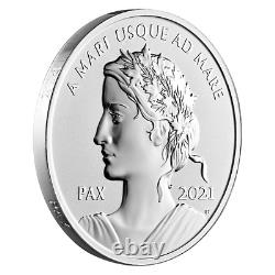 2021 Canada Pax Dollar de la Paix Uhr $1 Pièce en argent pur à 99,99%