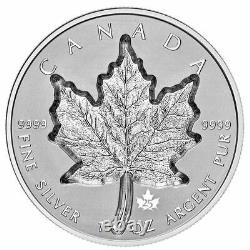 2021 Canada Super Incuse Maple Leaf 1 Oz Argent 20 $ Pièce Avec Coa & Ogp Jl24