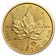 2021 Canadian 1 Oz Gold Maple Leaf 50 $ Pièce De Monnaie. 9999 Bu Amende