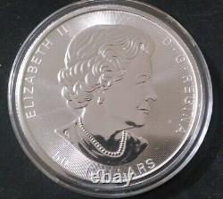 2021 Royal Canadian Mint Magnifique Maples 10 Oz Maple Leaf Silver Coin. 9999