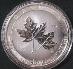 2021 Royal Canadian Mint Magnifique Maples 10 Oz Maple Leaf Silver Coin. 9999
