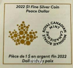 2022 1 $ Canada Pulsating Pace Dollar Argent 1 Oz Ngc Pf70 Fdoi Taylor