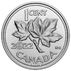 2022 1 Cent 10ème Anniversaire Du Dernier Penny Pure Silver 5-kilo Coin