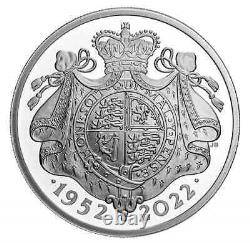 2022 CANADA Le jubilé de platine de la reine Elizabeth II. Ensemble de 2 pièces en argent pur à 9999.