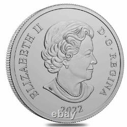 2022 Canada 1 Oz Pièce D'argent 20 $ Sa Majesty Queen Elizabeth II Diamond Diadem