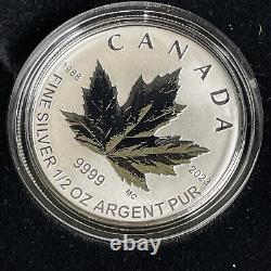 2023 35e anniversaire de l'érable argenté du Canada Ensemble de pièces en argent fractionnaire Proof PF 5-Coin