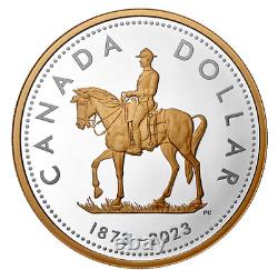 2023 CANADA 1$ Renouvelé 150e anniversaire de la GRC 2oz. Pièce en argent pur 9999