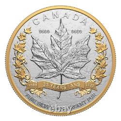 2023 CANADA 50 $ 35e anniversaire de la SML 5oz. 9999 Pièce de monnaie en argent pur Proof