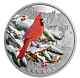 2023 Canada 20 $ Oiseaux Colorés Northern Cardinal 1 Oz. 9999 Pièce En Argent Pur