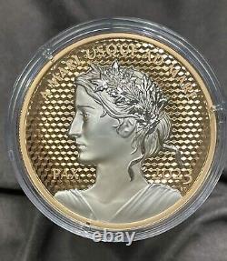 2023 Canada Pulsating Peace Dollar 5oz Silver Proof Uhr Coin