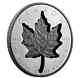 2023 Super Incuse Rhodium Maple Leaf Pure 1oz Silver Coin Canada 3rd In Series Translates To "pièce D'argent Pur Super Incuse Feuille D'érable En Rhodium De 1 Once Canada 2023, 3ème De La Série" In French.