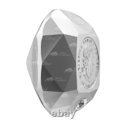 2024 Forevermark Étiquette Noire Coussin Coupe Diamant Forme Pièce d'Argent Royal Cana