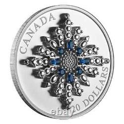 2024 Le broche flocon de neige du Jubilé de saphir du Canada (1er de la série)