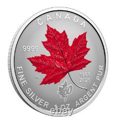 2025 Ensemble de pièces en argent fractionnaire de 1,90 oz pour le 60e anniversaire du drapeau du Canada - Tirage limité à 3500 exemplaires