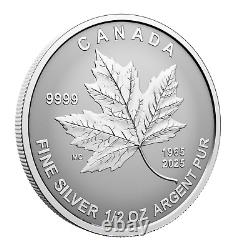 2025 Ensemble de pièces en argent fractionnaire de 1,90 oz pour le 60e anniversaire du drapeau du Canada - Tirage limité à 3500 exemplaires