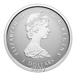 2025 Ensemble de pièces en argent fractionnaire de 1,90 oz pour le 60e anniversaire du drapeau du Canada - Tirage limité à 3500 exemplaires