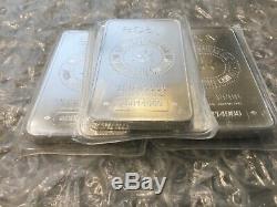 3 Sealed Silver Bar Monnaie Royale Canadienne Rcm Ebay 10 Oz Ounce Des Numéros De Série
