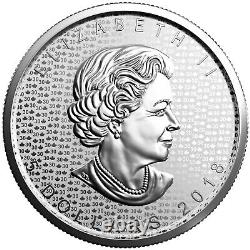 30e Anniversaire De La Feuille D'érable D'argent 2018 Canada 1oz Pure Silver 2 Coin Set