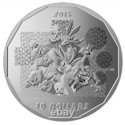 4) Monnaie royale canadienne Pièces d'argent Looney Tunes de 10 $