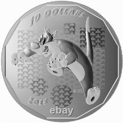 4) Monnaie royale canadienne Pièces d'argent Looney Tunes de 10 $