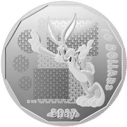 4) Monnaie royale canadienne Pièces d'argent Looney Tunes de 10 $