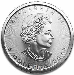 5 $ Canada 1 Once D'argent Feuille D'érable Dieu Égyptien Anubis. 9999 Un Des 50 Pcs