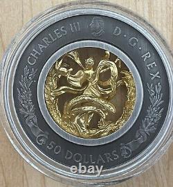 Allégorie de la liberté du Canada 2024 5 oz 143,07g. 999 Argent 3D Pièce OGP Monnaie 1400