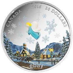 Ange De Verre Vénitien 2016 Canada 1oz Pièce D'argent Pur Monnaie Royale Canadienne
