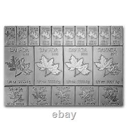 Barre d'argent de 2 onces de la Monnaie royale canadienne - Barre Maple Flex (titrage de .9999) Réf. produit 195939