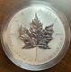 Canada 10 Oz Fine Silver Maple Feuille De 50 Dollars 1998 10ème Anniaire De La Feuille D'érable