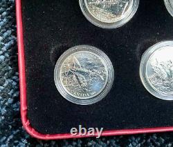 Canada 2005 Ensemble de six pièces en argent sterling de 50 cents de la Seconde Guerre mondiale Bataille de Grande-Bretagne