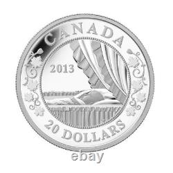 Canada 2013 20 $ Naissance du royal enfant 1 oz Argent CHACUN Ensemble de 3 pièces avec BOÎTE