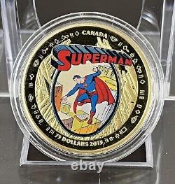 Canada 2013 Monnaie royale canadienne Pièce d'or de 75 $ Superman Les premières années