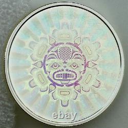 Canada 2014 $ 20 Interconnexions Terre Le Beaver 1 Oz Argent Pur Hologram Coin