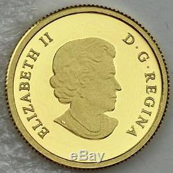 Canada 2014 5 $ Bison O Canada 1/10 Onces. 99,99% Preuve Pure Gold Coin