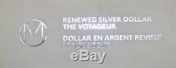 Canada 2015 Voyageur Canoe Dollar Argent Pur Renouvelé Club Des Maîtres 2 Oz Preuve 1 $