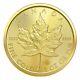 Canada 2020 Mrc 1 Oz Feuille D'érable Canadienne D'or Solide 50 $ Coin Pur À 99,99%