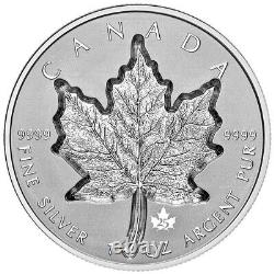 Canada 2021 20$ Super Incuse Feuille d'érable 1 oz Pièce d'argent de la Monnaie royale canadienne