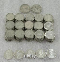 Canada Lot De 16,00 $ 80% Valeur Du Silver Coins Comprend Des Pièces Bu Centennial