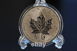 Canada Maple Leaf Doubles Chevaux Privy Mark 1 Oz 999.9 Pièce D'argent