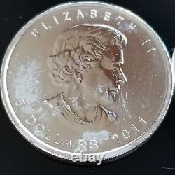 Canada pièce de faune LOUP en argent brillant non circulé LOT RCM