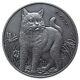 Cats 2021 5 Oz Pure Silver Antiqued Coin En Capsule Fidji Mintage De 500 Seeled