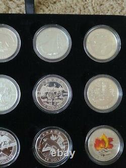 Coffret de pièces en argent de la Monnaie royale canadienne 2013