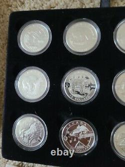 Coffret de pièces en argent de la Monnaie royale canadienne 2013