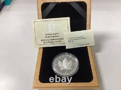Commemorative 1979 1989 1 Oz Canadian Maple Leaf 5 Dollar Silver Coin Proof Bu