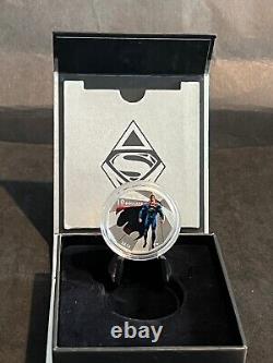 Découverte rare 1 oz. Feuille d'érable en argent 999 BU 2016 Batman v Superman Dawn of Justice OGP