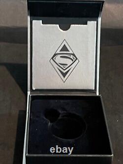 Découverte rare 1 oz. Feuille d'érable en argent 999 BU 2016 Batman v Superman Dawn of Justice OGP