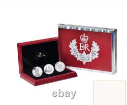 Ensemble de 3 pièces en argent pur de la Jubilé de Diamant de la Reine 2012 à 20 $